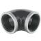 PVC-U Elbow 90°, double internal thread reinforced