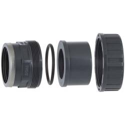U-PVC solvent union x female thread reinforced