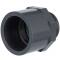 U-PVC male/female solvent adapter, male thread with O-ring