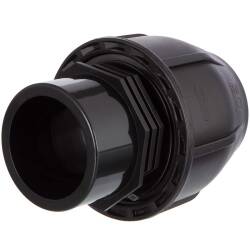 PP Klemmfitting mit PVC-U K&ouml;rper Klebestutzen/-muffe