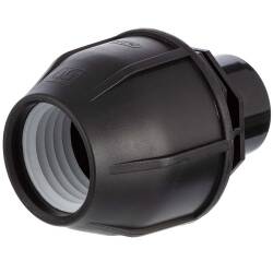 PP Klemmfitting mit PVC-U K&ouml;rper Klebestutzen/-muffe