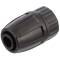Screw connector for dripline/supply pipe end plug 16 mm