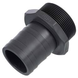 Portagomma con filetto maschio in PVC-U