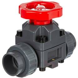 HTC&copy; PVC-U Membranschieber EPDM 2fach Klebemuffe