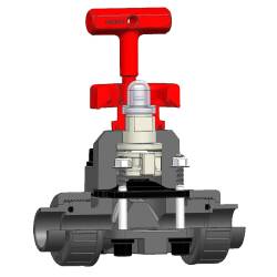 HTC&copy; PVC-U Membranschieber EPDM 2fach Klebemuffe