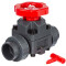 HTC© PVC-U Membranschieber EPDM 2fach Klebemuffe