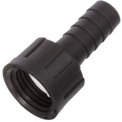PP hose tail with female thread and nut