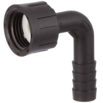 PP Schlauchtülle 90°, Überwurfmutter x Tülle 1/2" x 13mm