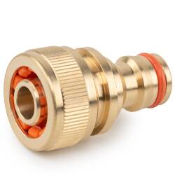 Raccordo rapido Quick-Click con portagomma in ottone