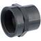 PVC-U Übergangsmuffe, Klebestutzen/-muffe x Innengewinde 12/16mm x 1/4"