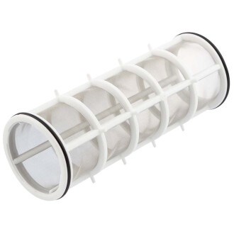 IRRITEC Filtro a Y in PP tipo E, filtro acciaio inox di ricambio 75 mesh bianco