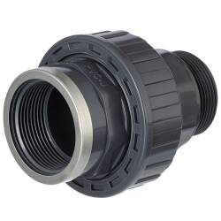 U-PVC female/male threaded union