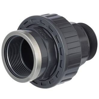 U-PVC female/male threaded union