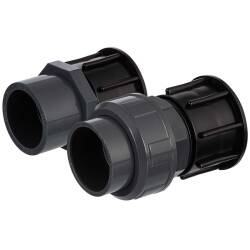 IBC Container Anschluss S60x6 auf Klebeanschluss