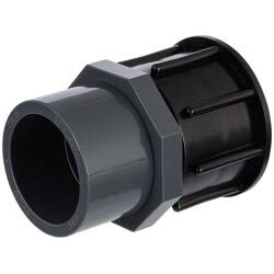 IBC Container Anschluss S60x6 auf Klebeanschluss