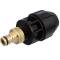 Compression fitting with hose tail for PoolFlex flexible pipe
