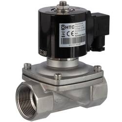 Edelstahl Magnetventil 24V DC Innengewinde
