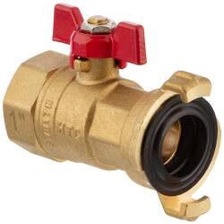 Messing Kugelhahn Klauenkupplung x Innengewinde