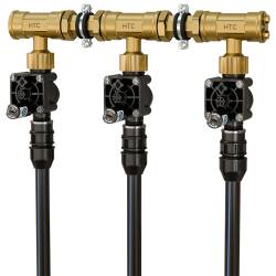 Messing Wandverteilersystem, modular aufgebaut