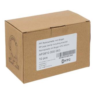PP pipe clamp 63mm 10er Pack