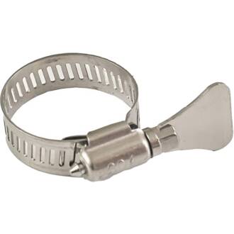 HTC© hose clamp W4 stainless steel with wing handle