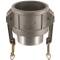 A4 ss CAMLOCK type B female with male thread