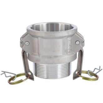 A4 ss CAMLOCK type B female with male thread