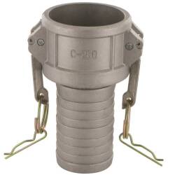 Kamlock Kupplung Aluminium Typ C Mutterteil mit Schlaucht&uuml;lle