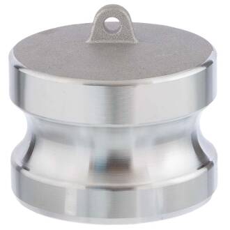 Kamlock coupling aluminium type DP male part end cap blind coupling