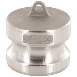 A4 ss CAMLOCK type DP male end cap