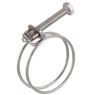 Drahtschelle Spiralschlauchschelle V2A Edelstahl 26 - 30mm