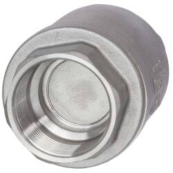 V4A R&uuml;ckschlagventil 2-teilig, vertikale Bauform 2fach Innengewinde