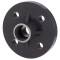 PVC-U Festflansch mit Bundbuchse Innengewinde V2A Ring 1/2"