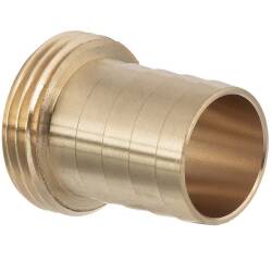 Messing Schlaucht&uuml;lle flachdichtend,  Aussengewinde ohne Achtkant x T&uuml;lle