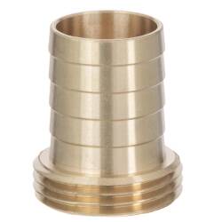 Messing Schlaucht&uuml;lle flachdichtend,  Aussengewinde ohne Achtkant x T&uuml;lle