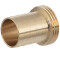 Messing Schlauchtülle flachdichtend,  Aussengewinde ohne Achtkant x Tülle