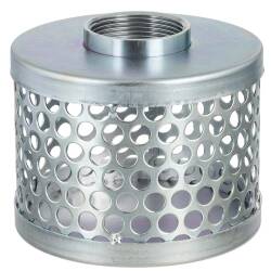 Ansaugkorb Stahl verzinkt, Innengewinde