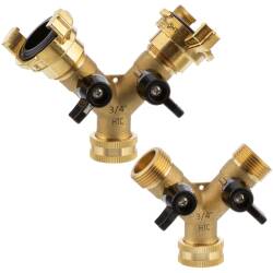 HTC© Schnellkupplung Y-Verteiler regelbar...