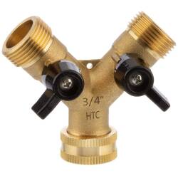 HTC© Schnellkupplung Y-Verteiler regelbar...