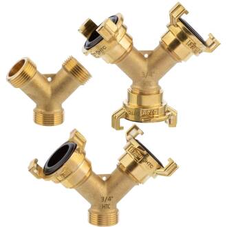 HTC© Schnellkupplung Y-Verteiler nicht regelbar Aussengewinde