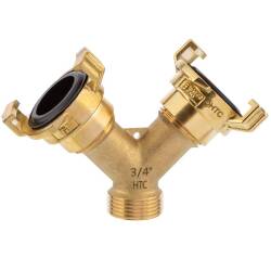 HTC&copy; Schnellkupplung Y-Verteiler nicht regelbar Aussengewinde