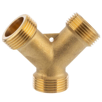 HTC© Schnellkupplung Y-Verteiler nicht regelbar 3fach Aussengewinde