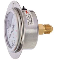 HTC&copy; Einbaumanometer 2" Au&szlig;engewinde 0 - 16bar Glycerinf&uuml;llung axial zentriert 1/4"