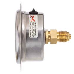 HTC&copy; Einbaumanometer 2" Au&szlig;engewinde 0 - 16bar Glycerinf&uuml;llung axial zentriert 1/4"