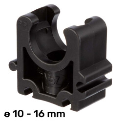 PP Rohrschelle Rohrklemme Professional 12mm ohne B&uuml;gel, 10er Pack