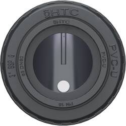 U-PVC solvent check valve with nuts
