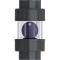 U-PVC solvent check valve with nuts