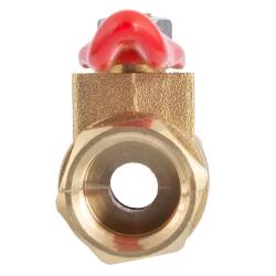 Messing Mini Kugelhahn f&uuml;r Druckluft o.&auml;.