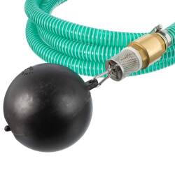 Ansauggarnitur Ansaugschlauch 25mm (1" Schlauch) Gewinde Verschraubung Schwimmerkugel
