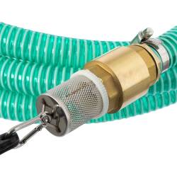 Ansauggarnitur Ansaugschlauch 25mm (1" Schlauch) Gewinde Verschraubung Schwimmerkugel